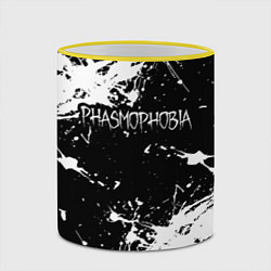 Кружка 3D Phasmophobia краска, цвет: 3D-желтый кант — фото 2