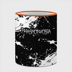 Кружка 3D Phasmophobia краска, цвет: 3D-оранжевый кант — фото 2