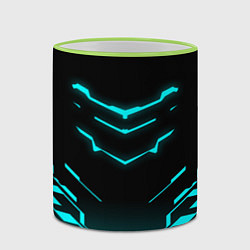 Кружка 3D DEAD SPACE АЙЗЕК КЛАРК, цвет: 3D-светло-зеленый кант — фото 2