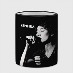 Кружка 3D Zемфира концерт, цвет: 3D-черный кант — фото 2