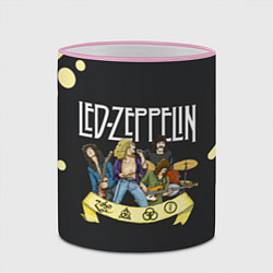 Кружка 3D LED ZEPPELIN ЛЕД ЗЕППЕЛИН Z, цвет: 3D-розовый кант — фото 2