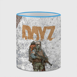 Кружка 3D DAYZ ДЕЙЗИ Z, цвет: 3D-небесно-голубой кант — фото 2