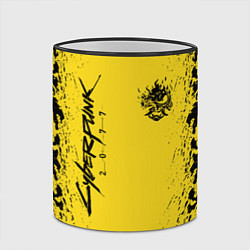 Кружка 3D CYBERPUNK 2077 КИБЕРПАНК 2077, цвет: 3D-черный кант — фото 2