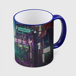 Кружка 3D Neon Tokyo, цвет: 3D-синий кант