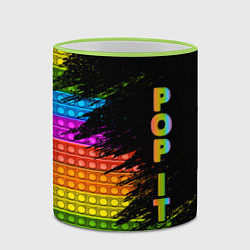 Кружка 3D ИГРУШКА POP it ПОП-ИТ, цвет: 3D-светло-зеленый кант — фото 2