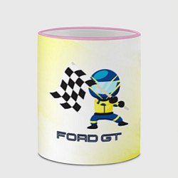 Кружка 3D Ford - Racing, цвет: 3D-розовый кант — фото 2