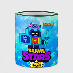 Кружка 3D Эш Ash Brawl Stars, цвет: 3D-зеленый кант — фото 2