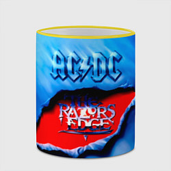 Кружка 3D ACDC - The Razor’s Edge, цвет: 3D-желтый кант — фото 2