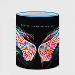 Кружка 3D Gravity - Bullet For My Valentine, цвет: 3D-небесно-голубой кант — фото 2