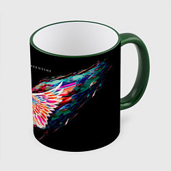 Кружка 3D Gravity - Bullet For My Valentine, цвет: 3D-зеленый кант