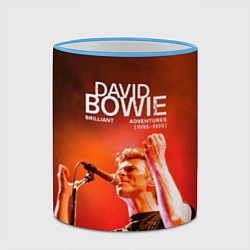 Кружка 3D Brilliant Live Adventures - David Bowie, цвет: 3D-небесно-голубой кант — фото 2