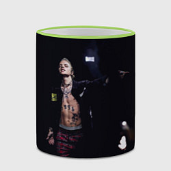 Кружка 3D Фараон на концерте, цвет: 3D-светло-зеленый кант — фото 2