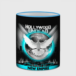 Кружка 3D New Empire, Vol 1 - Hollywood Undead, цвет: 3D-небесно-голубой кант — фото 2