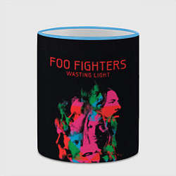 Кружка 3D Wasting Light - Foo Fighters, цвет: 3D-небесно-голубой кант — фото 2