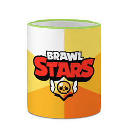 Кружка 3D BRAWL STARS - БРАВЛ СТАРС, цвет: 3D-светло-зеленый кант — фото 2