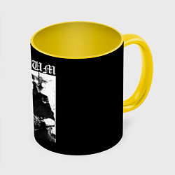 Кружка 3D BURZUM Бурзум, цвет: 3D-белый + желтый