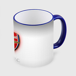 Кружка 3D F C Arsenal, цвет: 3D-синий кант