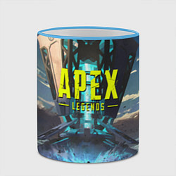 Кружка 3D APEX Legends boom, цвет: 3D-небесно-голубой кант — фото 2