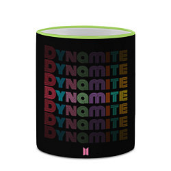 Кружка 3D DYNAMITE BTS, цвет: 3D-светло-зеленый кант — фото 2