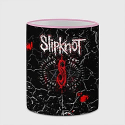 Кружка 3D Slipknot Rock Слипкнот Музыка Рок Гранж, цвет: 3D-розовый кант — фото 2