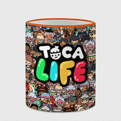 Кружка 3D Toca Life, цвет: 3D-оранжевый кант — фото 2