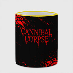 Кружка 3D CANNIBAL CORPSE КРАСНЫЕ ЧЕРЕПА, цвет: 3D-желтый кант — фото 2