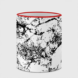 Кружка 3D Эффект линогравюры, цвет: 3D-красный кант — фото 2