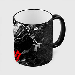 Кружка 3D BERSERK ЧБ БЕРСЕРК, цвет: 3D-черный кант