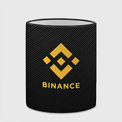 Кружка 3D БИНАНС ЛОГО CARBON BINANCE LOGO, цвет: 3D-черный кант — фото 2