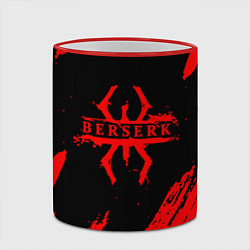 Кружка 3D Берсерк - Berserk, цвет: 3D-красный кант — фото 2