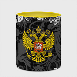 Кружка 3D Российская Федерация, цвет: 3D-белый + желтый — фото 2