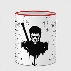 Кружка 3D Берсерк Berserk, цвет: 3D-красный кант — фото 2