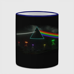 Кружка 3D ПИНК ФЛОЙД PINK FLOYD LOGO, цвет: 3D-синий кант — фото 2