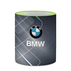 Кружка 3D BMW Logo, цвет: 3D-светло-зеленый кант — фото 2