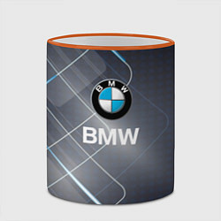 Кружка 3D BMW Logo, цвет: 3D-оранжевый кант — фото 2