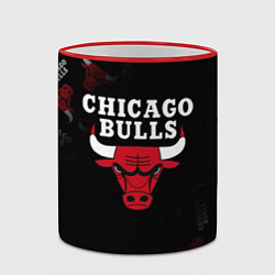 Кружка 3D ЧИКАГО БУЛЛС БЫКИ CHICAGO BULLS, цвет: 3D-красный кант — фото 2