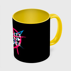 Кружка 3D Mindless Self Indulgence MSI, цвет: 3D-белый + желтый