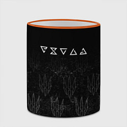 Кружка 3D The Witcher - Ведьмак, цвет: 3D-оранжевый кант — фото 2