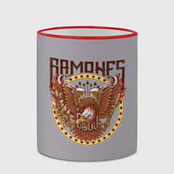 Кружка 3D Ramones Eagle, цвет: 3D-красный кант — фото 2