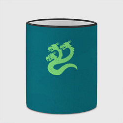 Кружка 3D Альфа Легион цвет легиона после Ереси, цвет: 3D-черный кант — фото 2