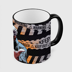 Кружка 3D Трафальгар Ло особо опасен, цвет: 3D-черный кант