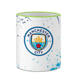 Кружка 3D Manchester City - Футбольный клуб, цвет: 3D-светло-зеленый кант — фото 2