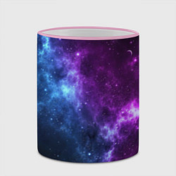 Кружка 3D NEON GALAXY НЕОНОВЫЙ КОСМОС, цвет: 3D-розовый кант — фото 2