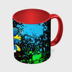 Кружка 3D Poppy Playtime, цвет: 3D-белый + красный