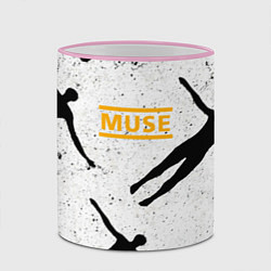 Кружка 3D Absolution - Muse, цвет: 3D-розовый кант — фото 2