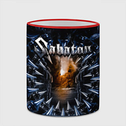 Кружка 3D Attero Dominatus - Sabaton, цвет: 3D-красный кант — фото 2