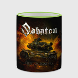 Кружка 3D SABATON - Steel Commanders, цвет: 3D-светло-зеленый кант — фото 2
