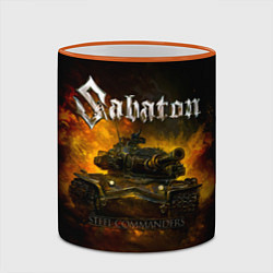 Кружка 3D SABATON - Steel Commanders, цвет: 3D-оранжевый кант — фото 2