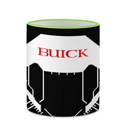Кружка 3D Buick Лого Эмблема спина, цвет: 3D-светло-зеленый кант — фото 2