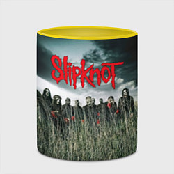 Кружка 3D All Hope Is Gone - Slipknot, цвет: 3D-белый + желтый — фото 2